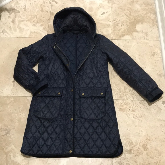 womens barbour hooded quilted jacket
